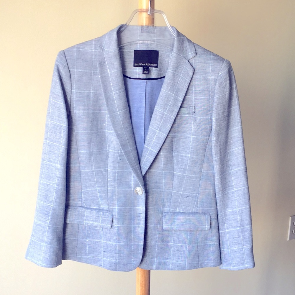 Blue Blazer - Banana Republic